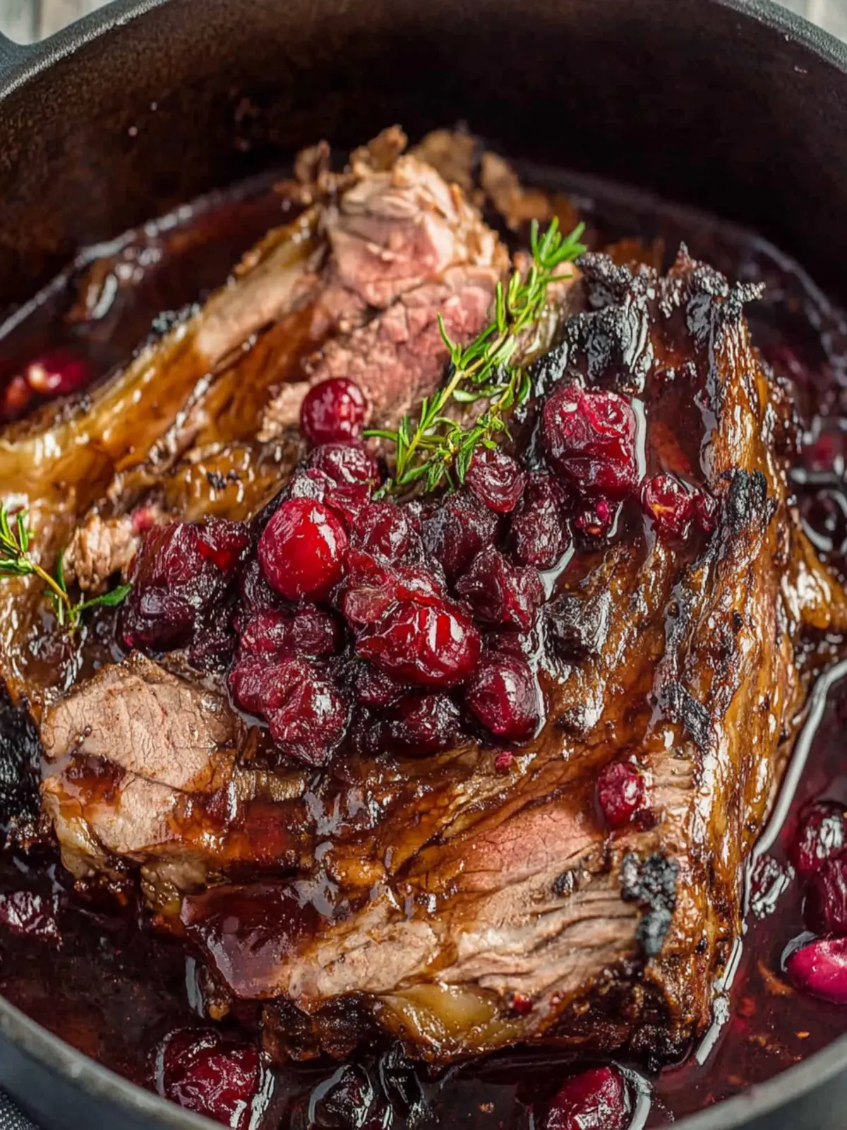 Cranberry Balsamic Roast Beef That Steals the Show 3 Cranberry Balsamic Roast Beef