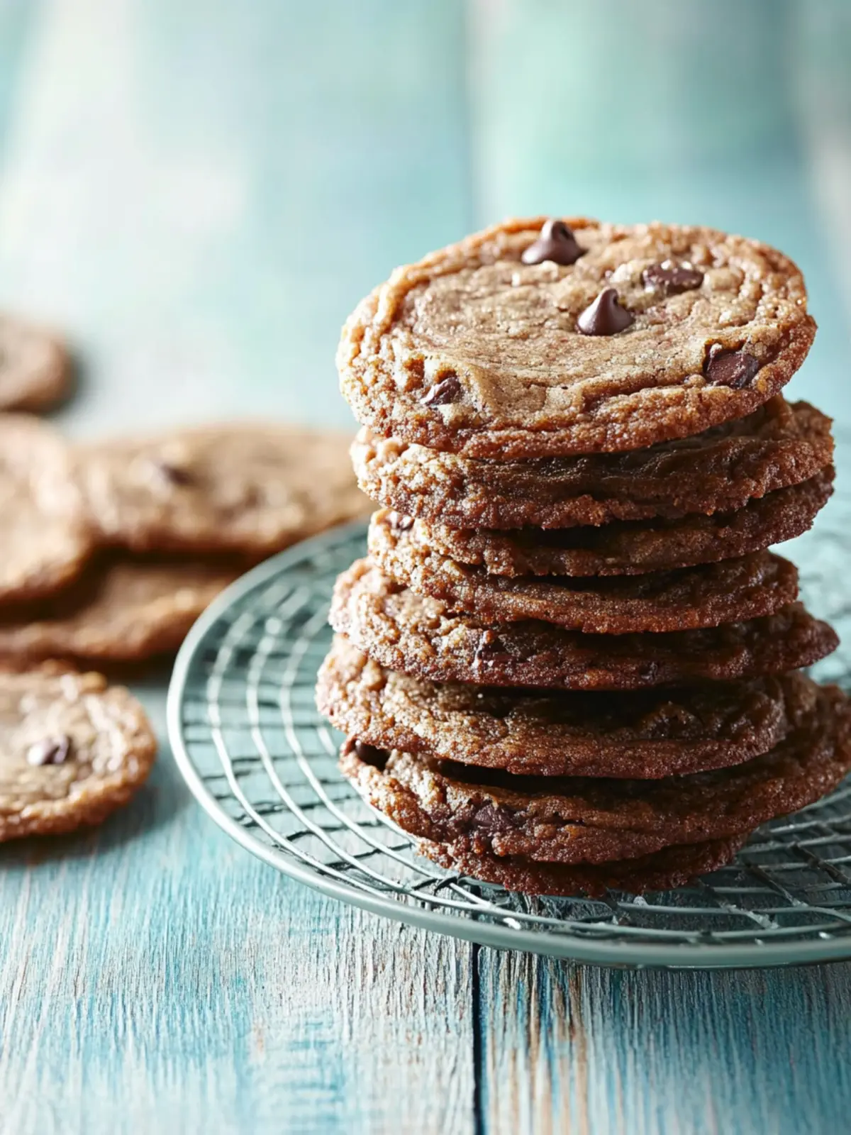 Thin & Crispy Chocolate Chip Cookies for Pure Cookie Bliss 5 Thin & Crispy Chocolate Chip Cookies