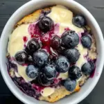 Blueberry Cheesecake Baked Oats That Feel Like Dessert! 6 Blueberry Cheesecake Baked Oats