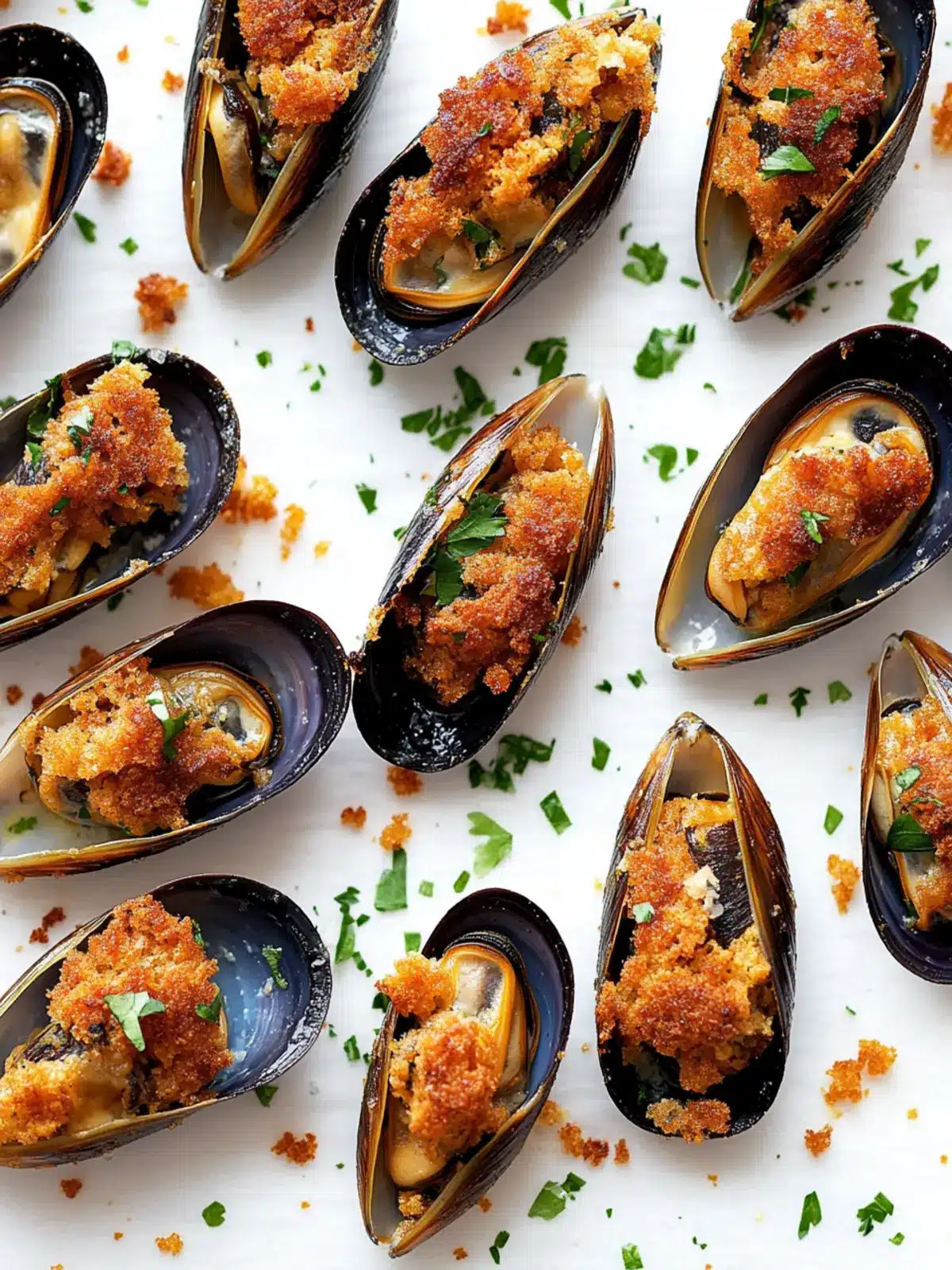 Cornbread-Stuffed Mussels: Elevate Your Seafood Game Today 3 Cornbread-Stuffed Mussels