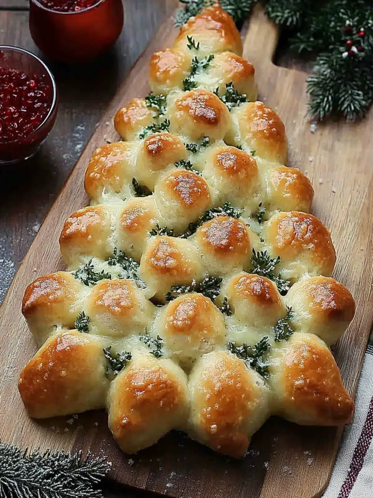 Cheesy Christmas Tree Bread: Festive Flavor, Easy to Make 4 Cheesy Christmas Tree Bread