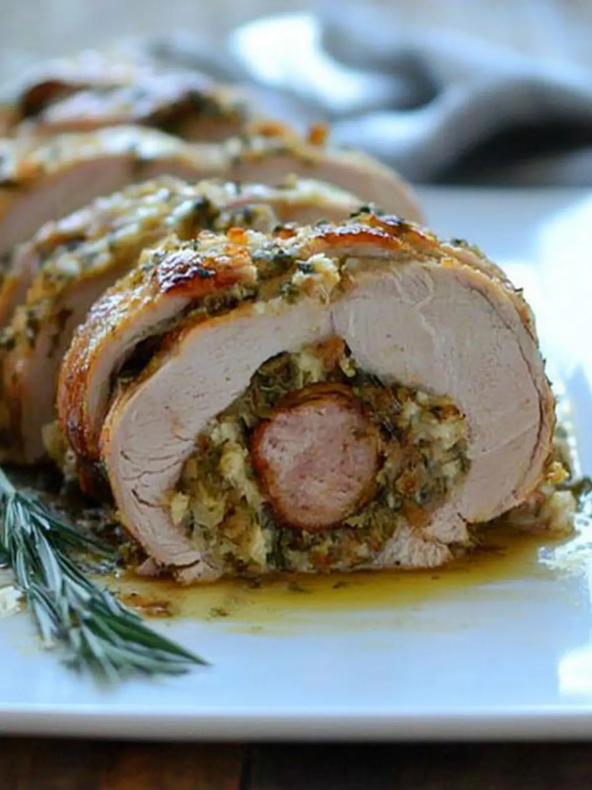 Succulent Stuffed Turkey Breast with Sausage & Herbs Recipe 4 Stuffed TurkeyBreast with Sausage & Herbs