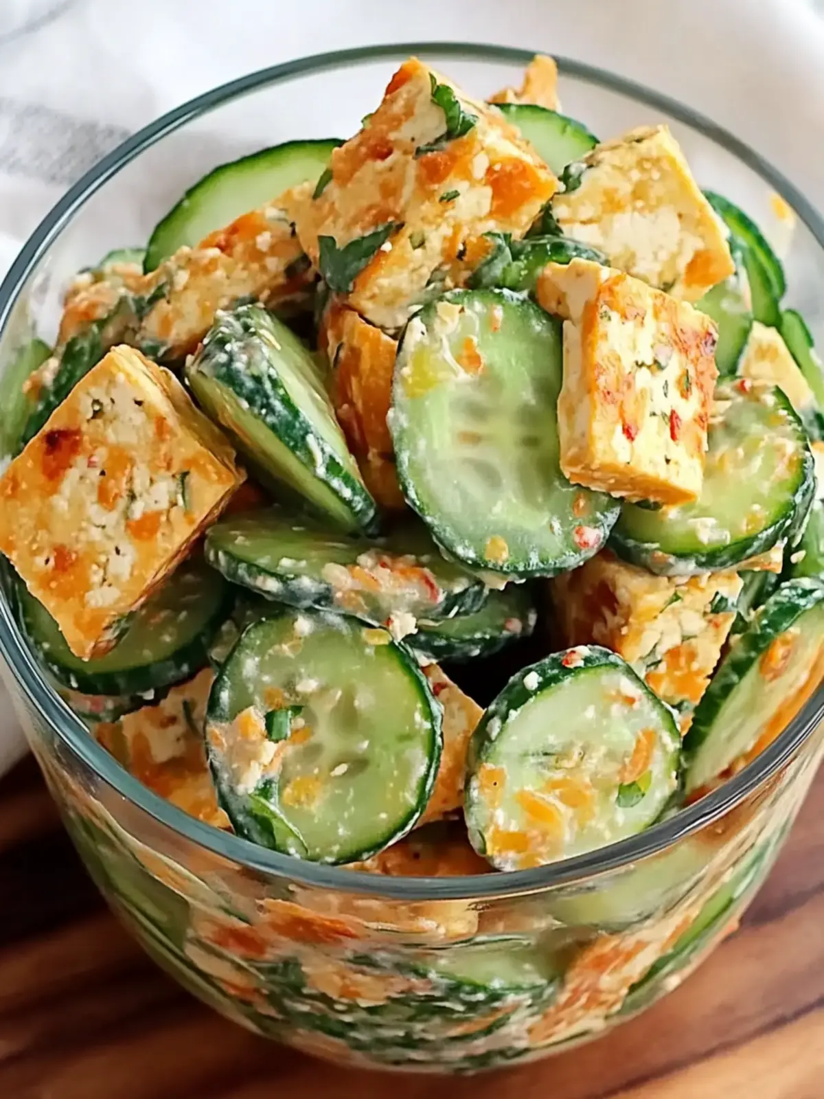 Asian Cucumber Salad with Crispy Tofu for Refreshing Bliss 5 Asian Cucumber Salad with Crispy Tofu