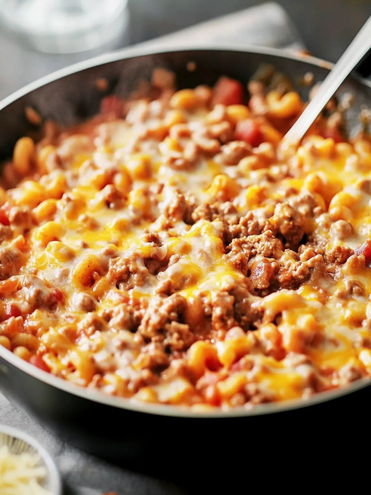 One-Skillet Cheesy Beef and Macaroni for Cozy Nights 3 One-Skillet Cheesy Beef and Macaroni