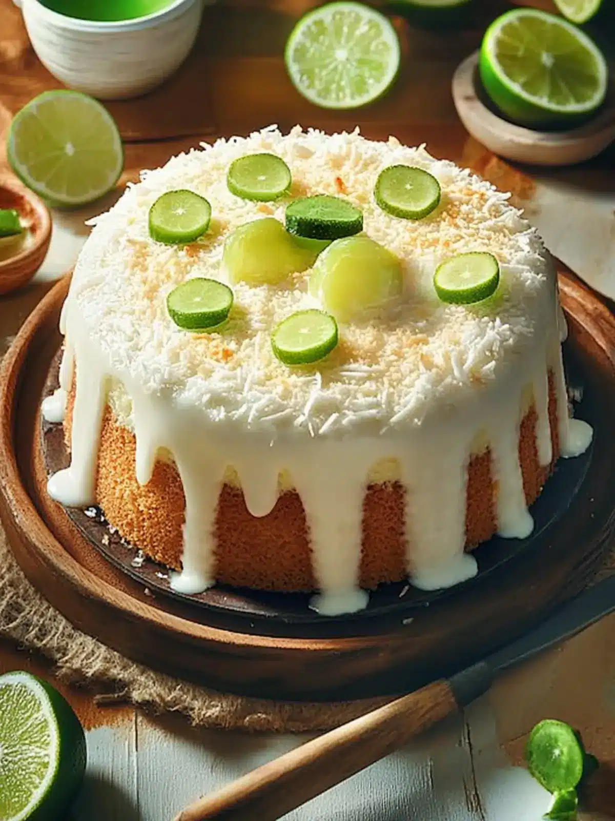 Coconut-Lime Pudding Cake: Tropical Bliss in Every Bite 5 Coconut-Lime Pudding Cake