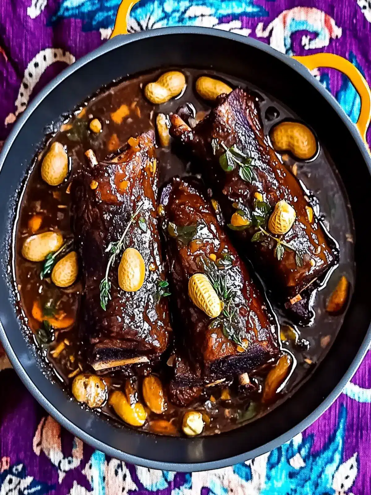 Glazed Beef Shanks with Coffee and Peanuts for Ultimate Comfort 4 Glazed Beef Shanks with Coffee and Peanuts