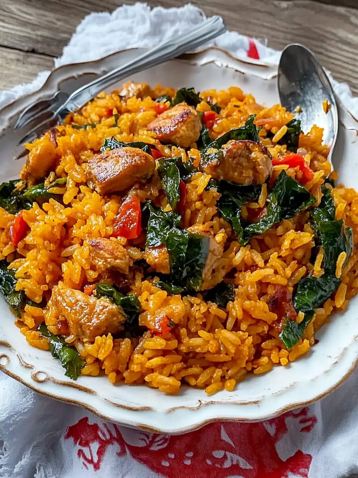 Spice Up Dinner with Island Jollof Rice and Greens Delight 2 Island Jollof Rice