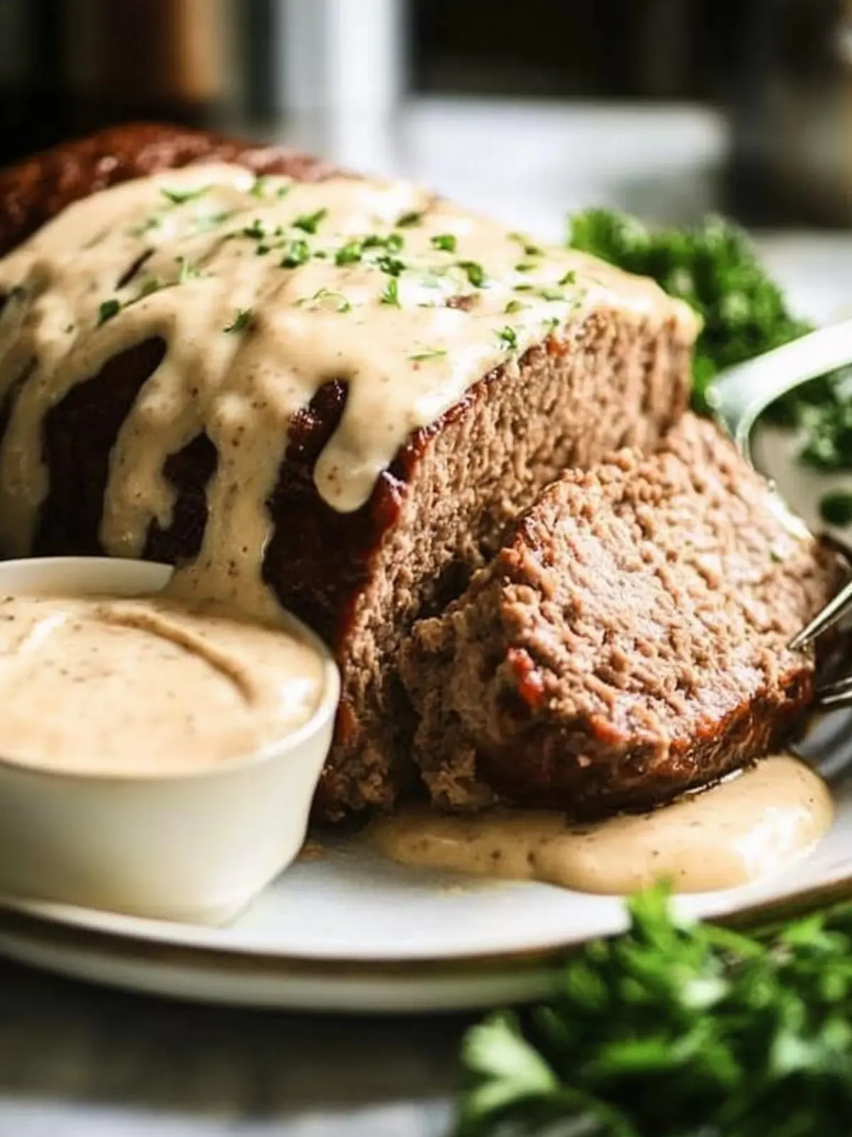 Savory Swedish Meatball Meatloaf with Creamy Gravy Delight 4 Swedish Meatball Meatloaf
