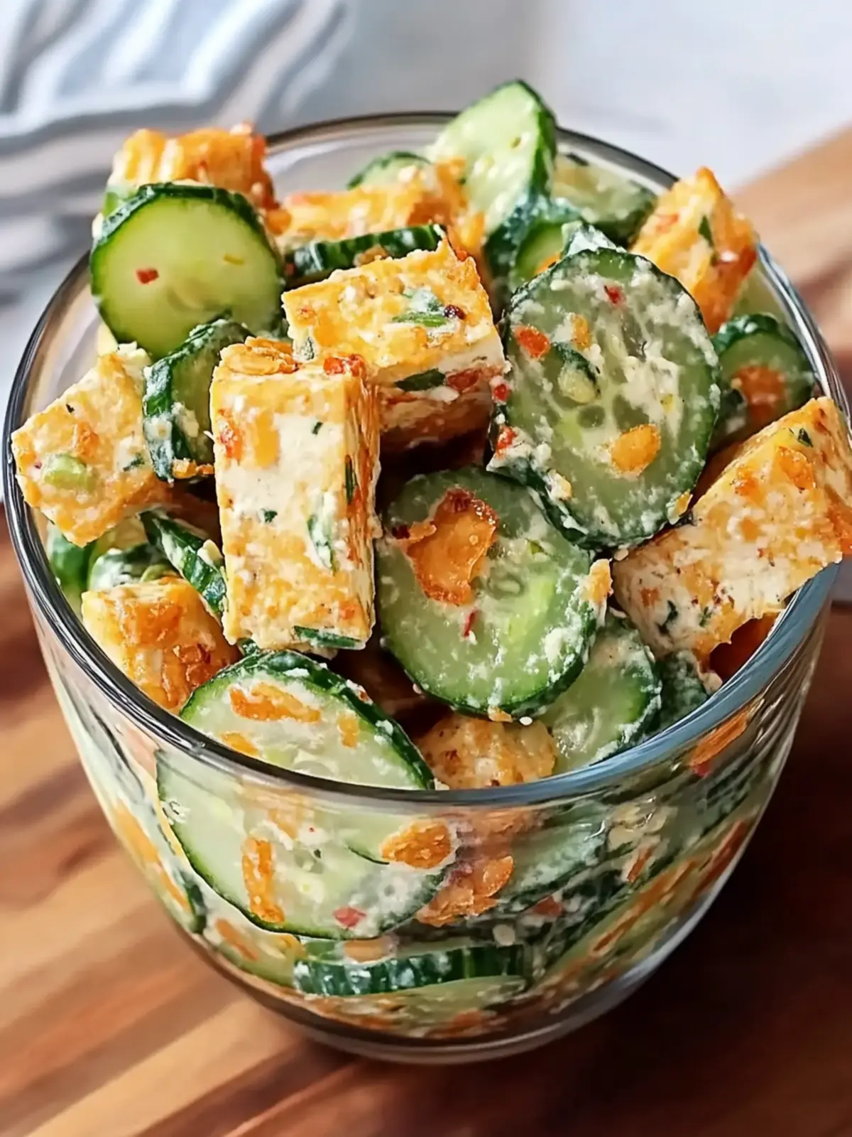 Asian Cucumber Salad with Crispy Tofu for Refreshing Bliss 4 Asian Cucumber Salad with Crispy Tofu