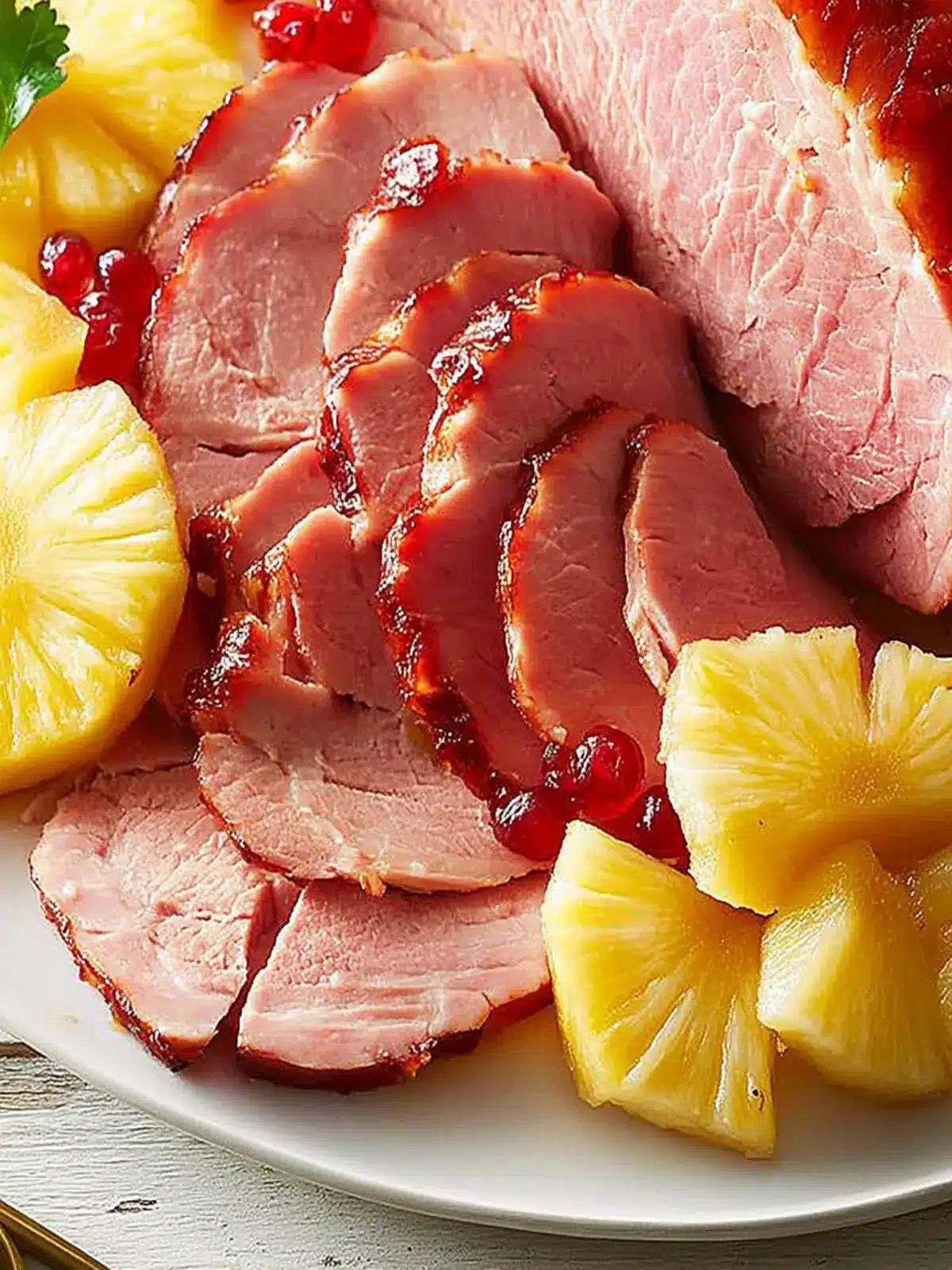 Sweet and Savory Baked Ham with Pineapple for Festive Feasts 5 Baked Ham with Pineapple