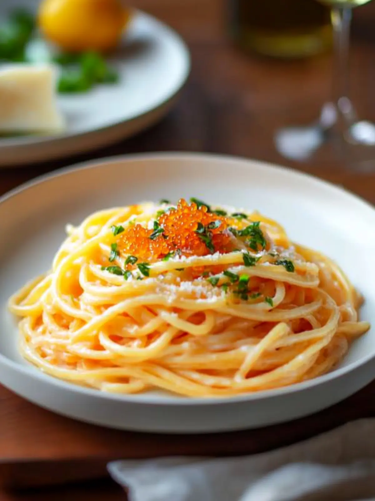 Tobiko Creamy Pasta: The Luxurious Twist You’ll Love 3 tobiko creamy pasta