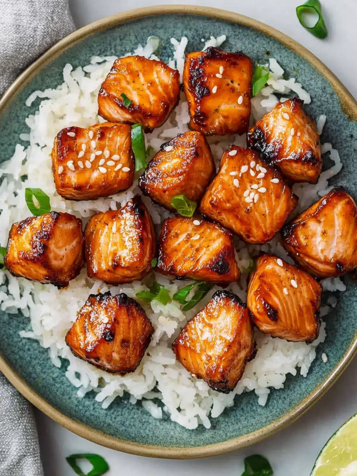 Savory Air Fryer Salmon Bites Ready in Just 15 Minutes 2 Air Fryer Salmon Bites
