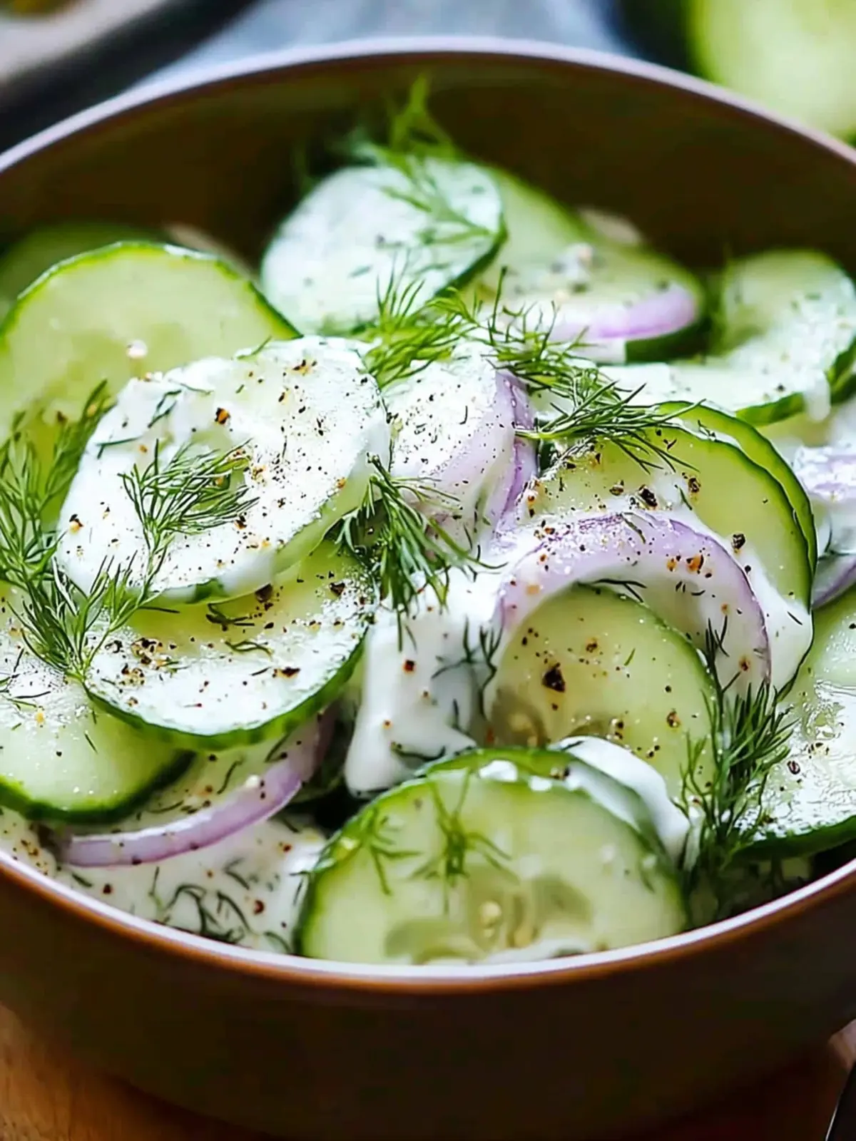 Crisp Cucumber Dill Yogurt Salad for a Refreshing Summer Treat 3 Cucumber Dill Yogurt Salad