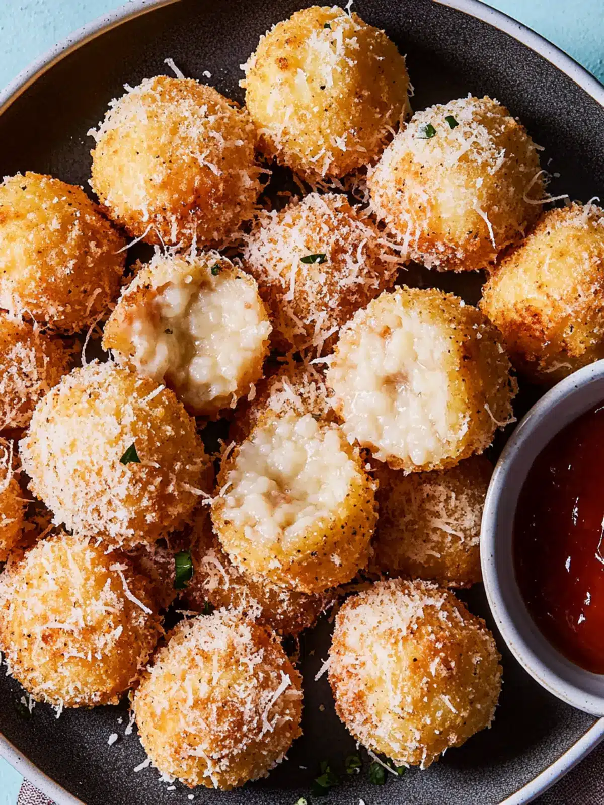 Crispy Air Fryer Cacio E Pepe Arancini You’ll Crave Daily 4 Air Fryer Cacio E Pepe Arancini
