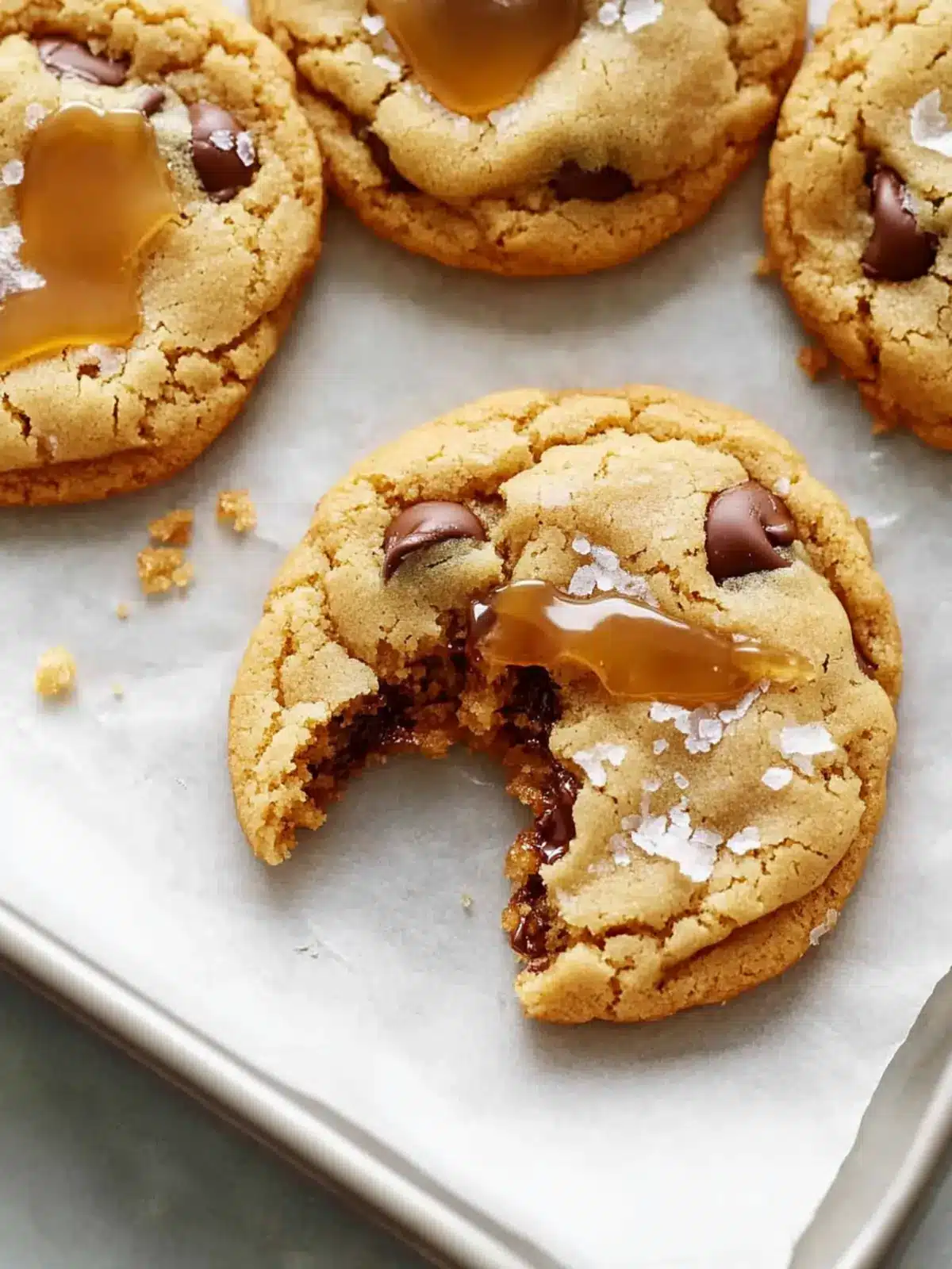Irresistible Salted Caramel Chocolate Chip Cookies You’ll Love 2 Salted Caramel Chocolate Chip Cookies