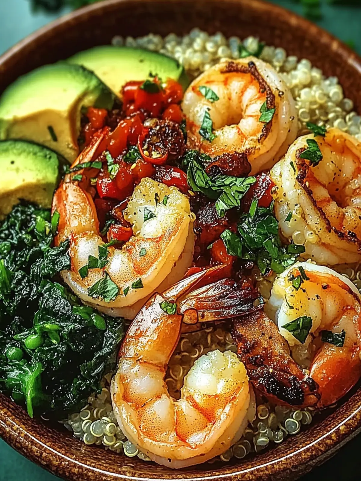 Garlic Shrimp & Quinoa Bowl: Your New Go-To Protein Powerhouse 2 Garlic Shrimp & Quinoa Bowl