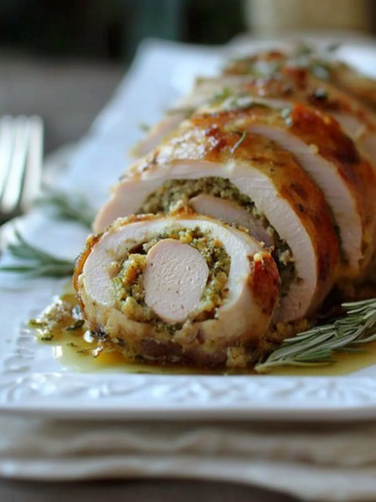 Succulent Stuffed Turkey Breast with Sausage & Herbs Recipe 5 Stuffed TurkeyBreast with Sausage & Herbs