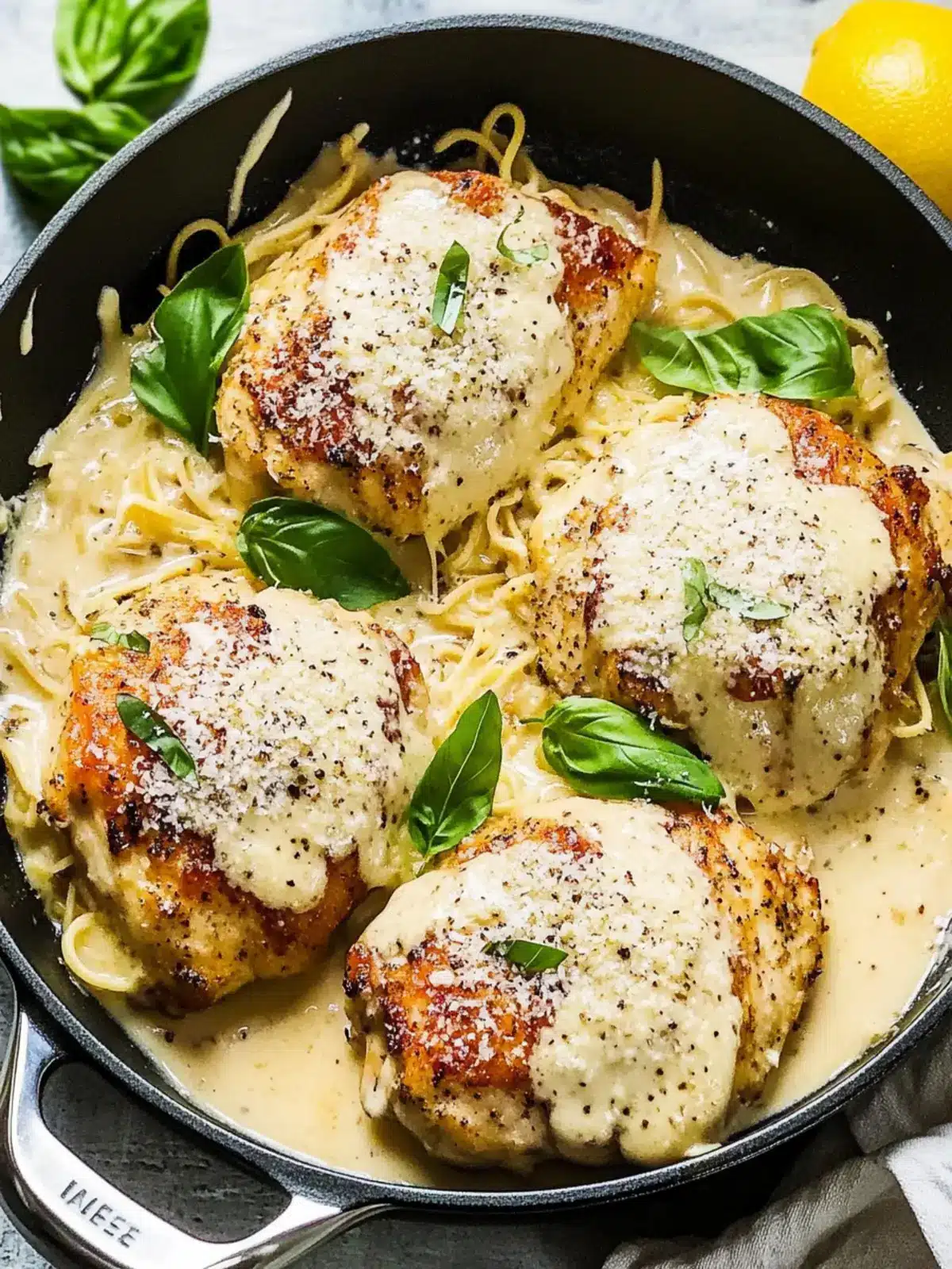 Cacio e Pepe Chicken with Cream Sauce for Cozy Nights 3 Cacio e Pepe Chicken with Cream Sauce