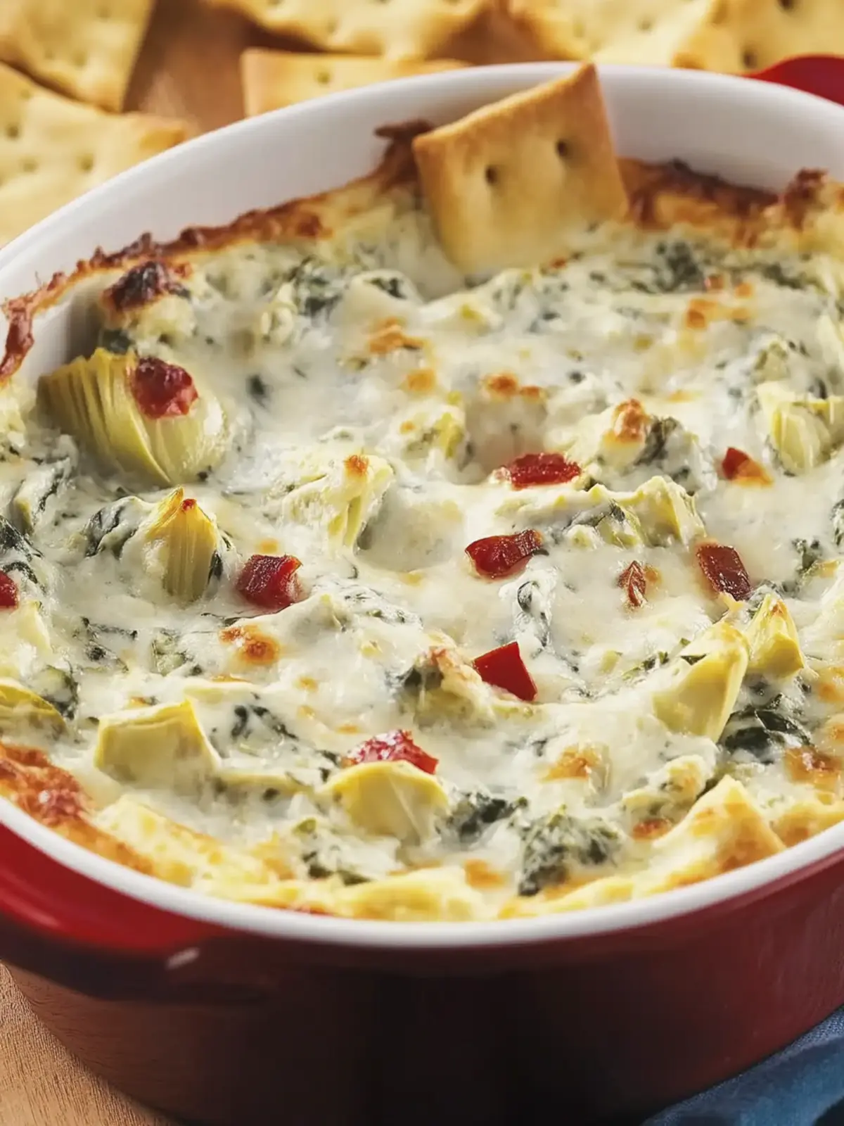 Gorgonzola Spinach Artichoke Dip: Irresistible Game Night Treat 4 Gorgonzola Spinach Artichoke Dip