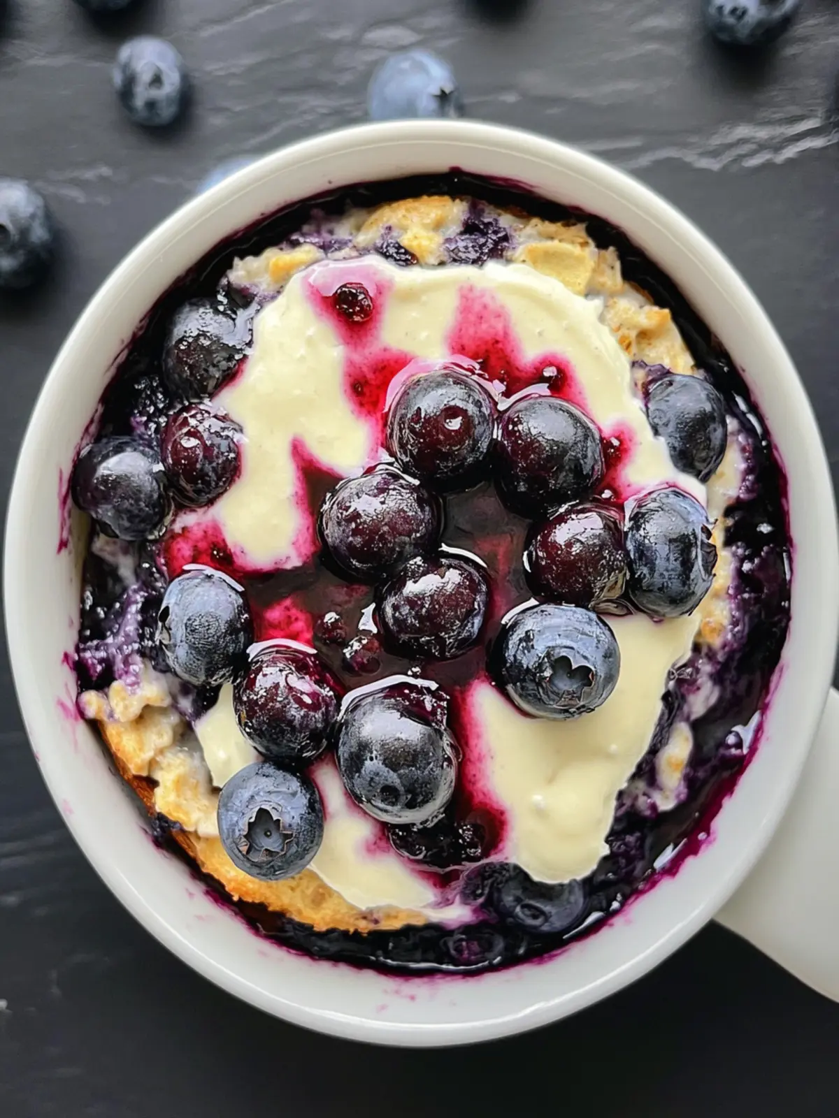 Blueberry Cheesecake Baked Oats That Feel Like Dessert! 2 Blueberry Cheesecake Baked Oats