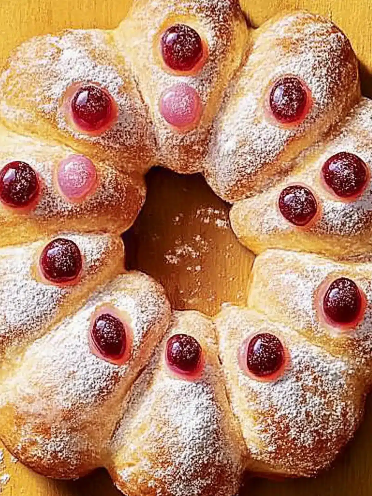 Irresistible Pull-Apart Jelly Donut Ring for Easy Holiday Fun 4 Pull-Apart Jelly Donut