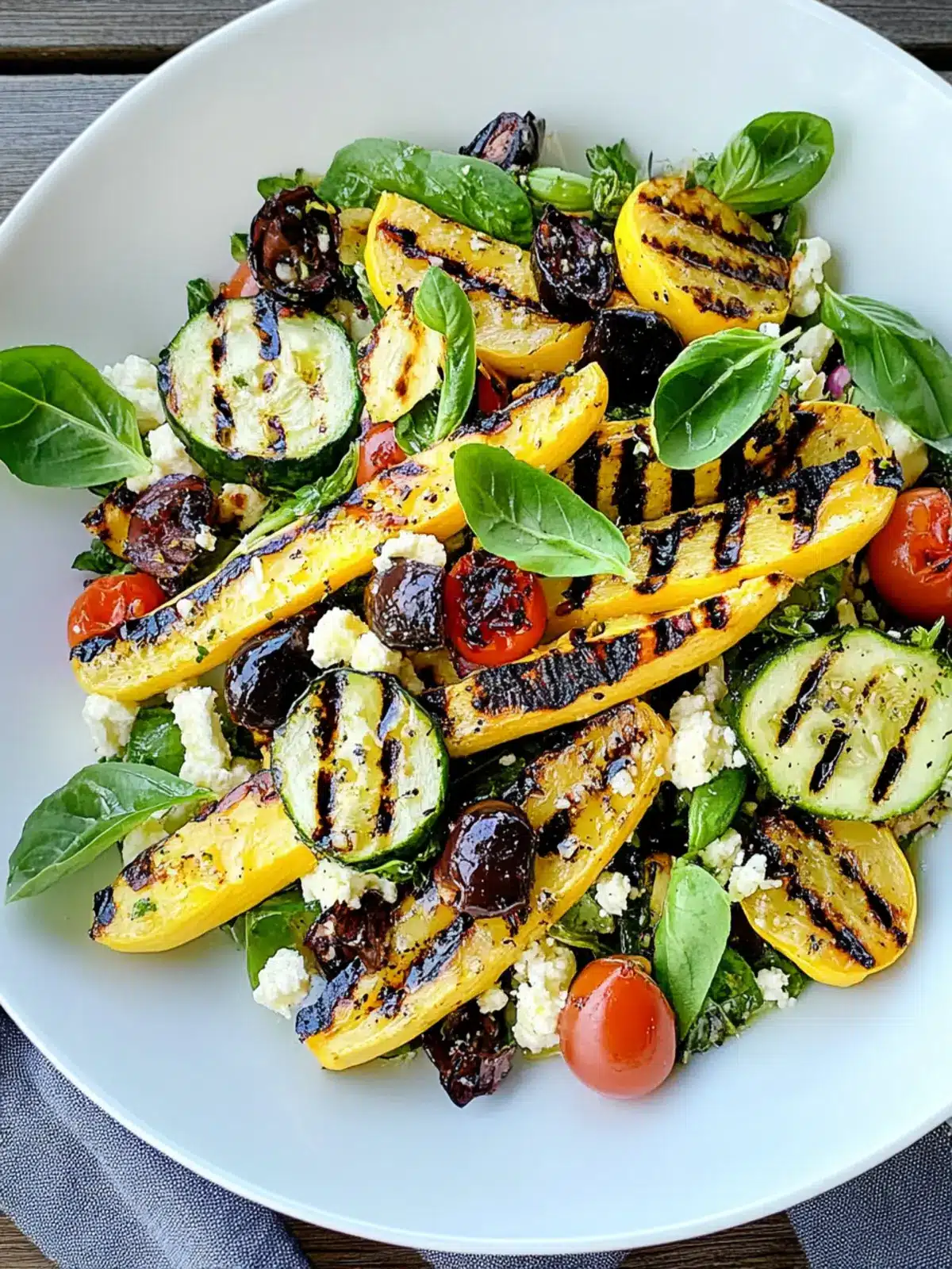 Grilled Cucumber and Summer Squash Agrodolce Salad Bliss 3 Grilled Cucumber and Summer Squash Agrodolce Salad