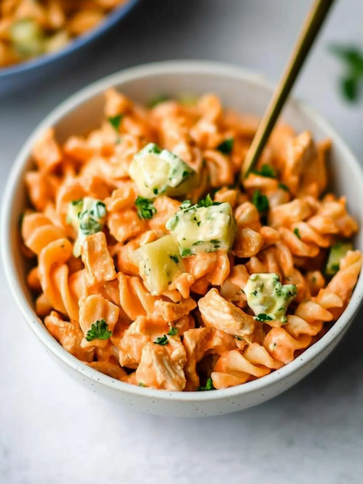 Zesty Buffalo Chicken Pasta Salad for Your Next BBQ 5 Buffalo Chicken Pasta Salad