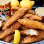 Crispy Fried Catfish Strips with Zesty Lemon Parsley Salt 6 Fried Catfish