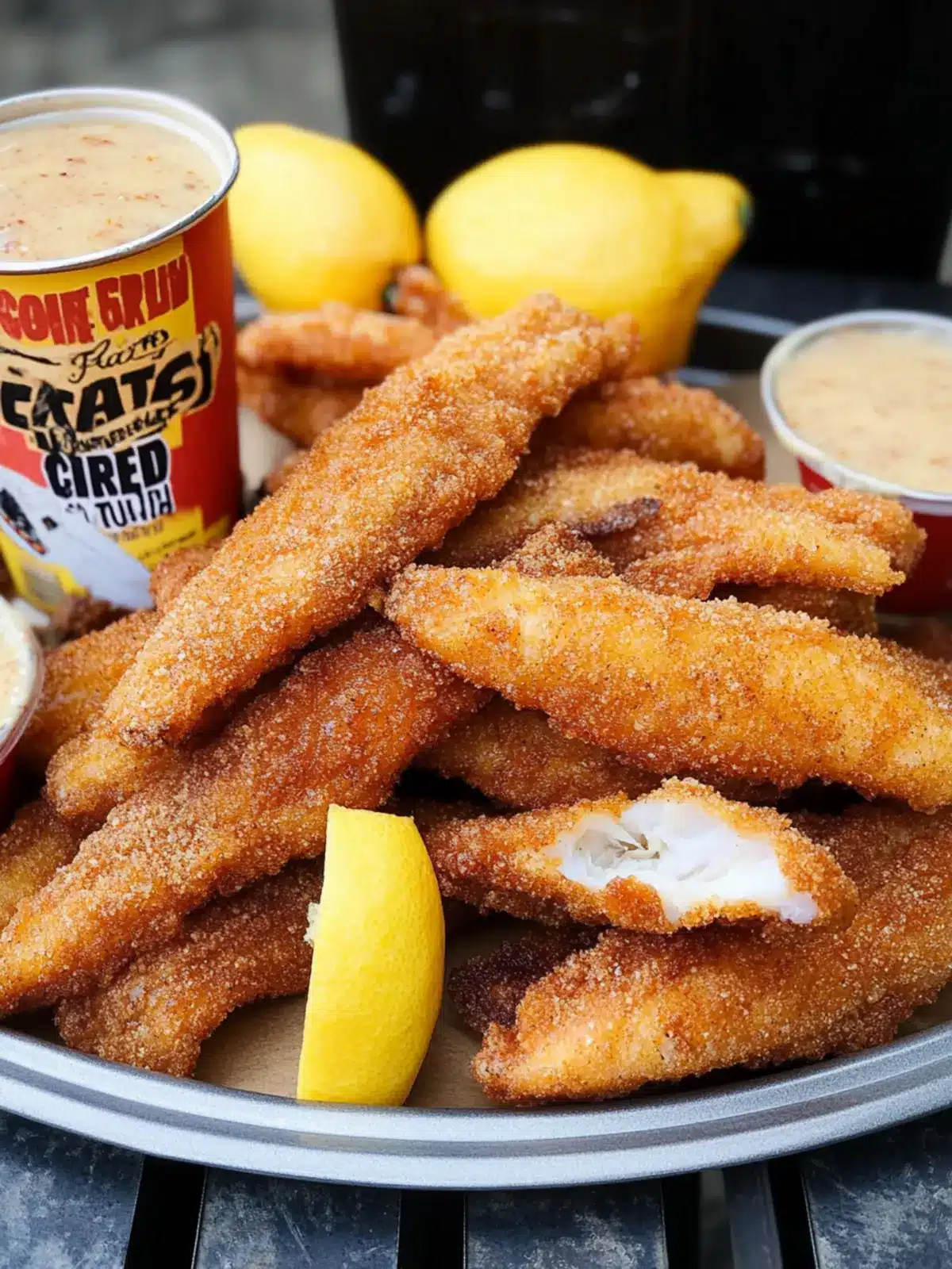 Crispy Fried Catfish Strips with Zesty Lemon Parsley Salt 5 Fried Catfish