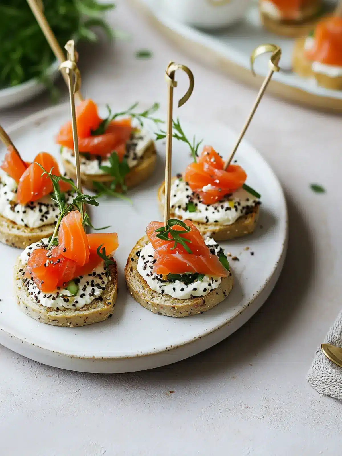 Smoked Salmon Appetizer Bagel Bites for Effortless Entertaining 4 Smoked Salmon Appetizer Bagel Bites