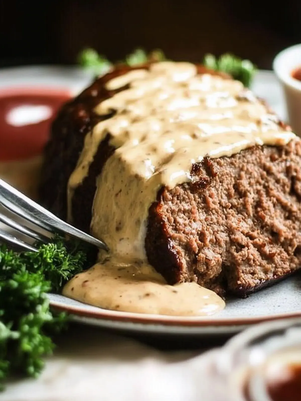 Savory Swedish Meatball Meatloaf with Creamy Gravy Delight 3 Swedish Meatball Meatloaf