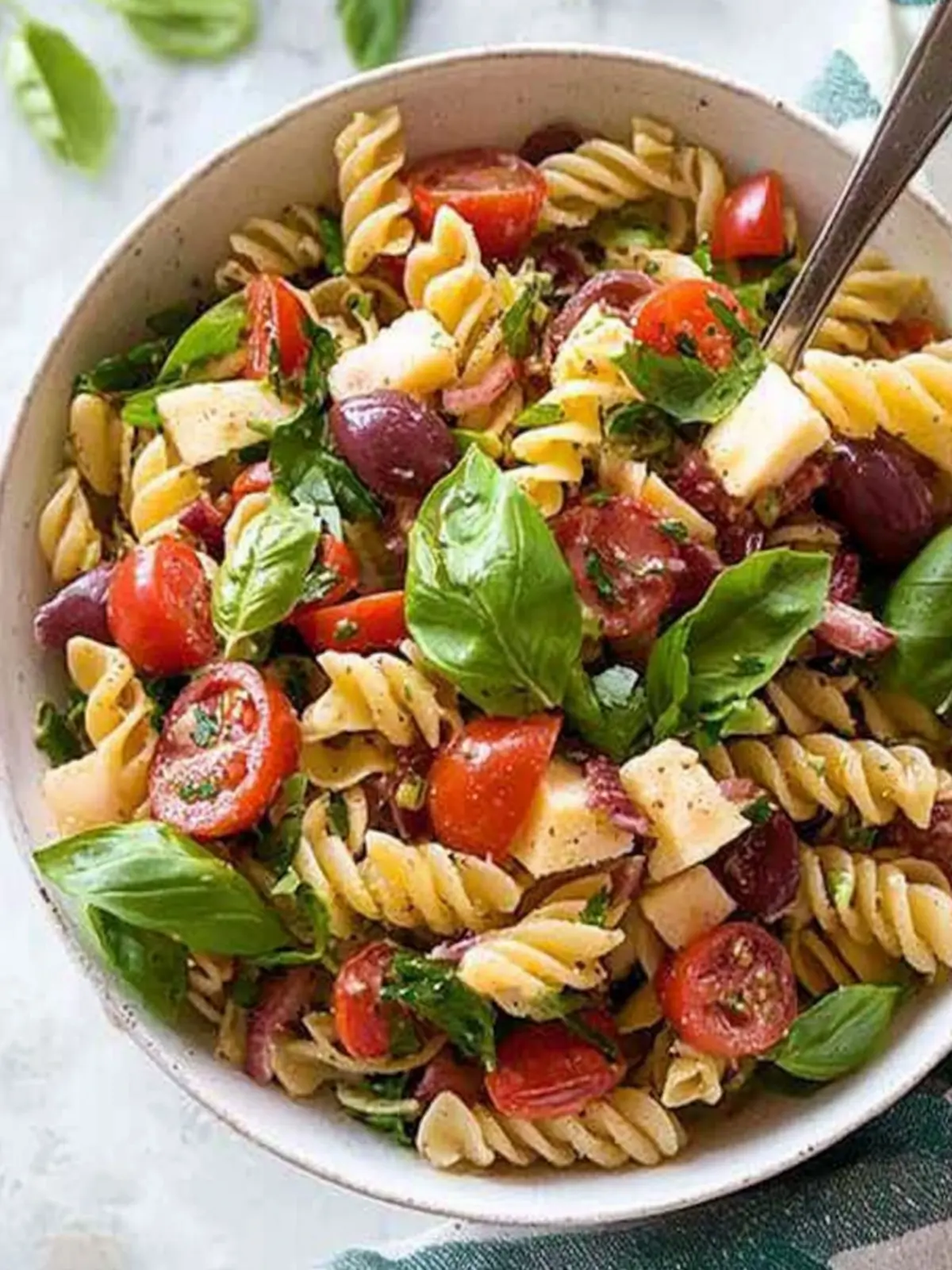 Italian Pasta Salad with Homemade Dressing for Summer Bliss 3 Italian Pasta Salad with Homemade Italian Dressing