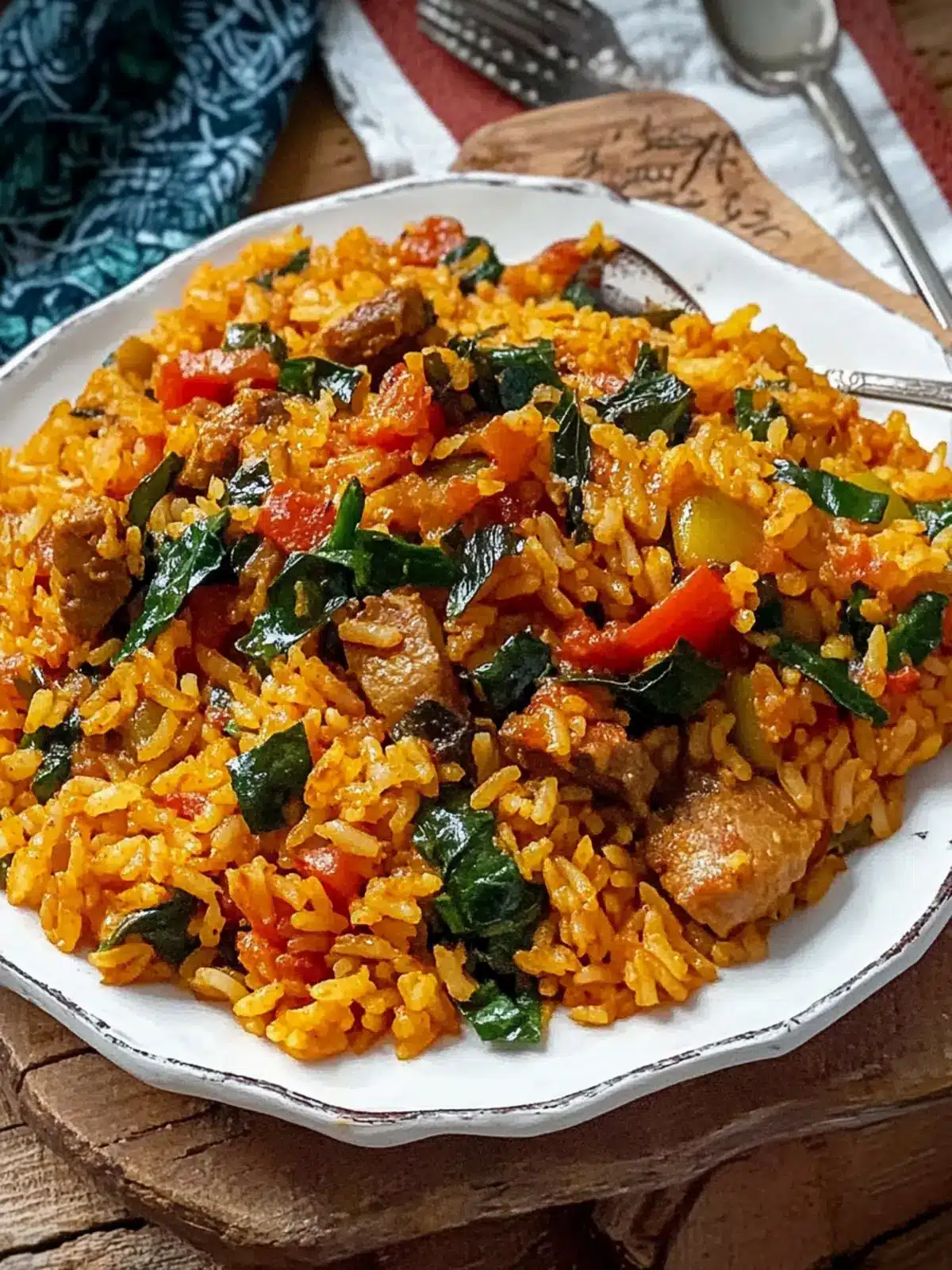 Spice Up Dinner with Island Jollof Rice and Greens Delight 5 Island Jollof Rice