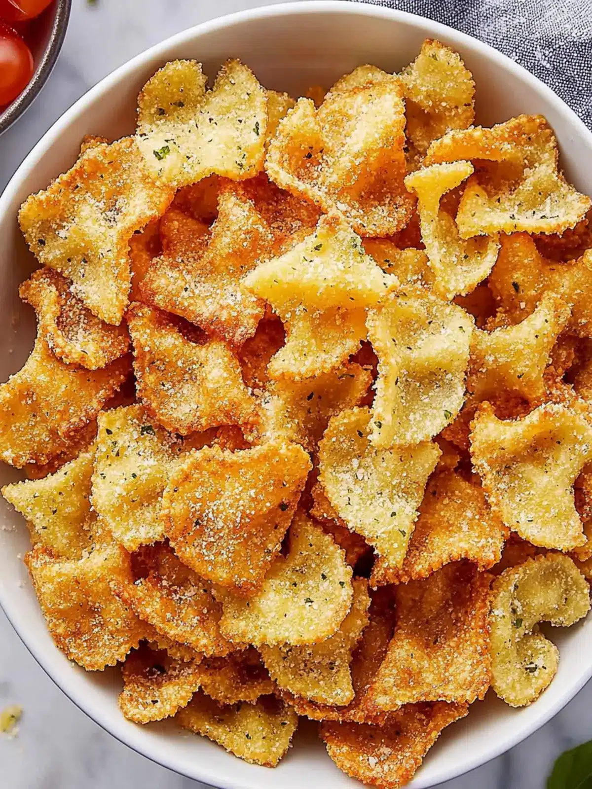 Crispy Pasta Chips in the Air Fryer for Snack Lovers 5 Pasta Chips