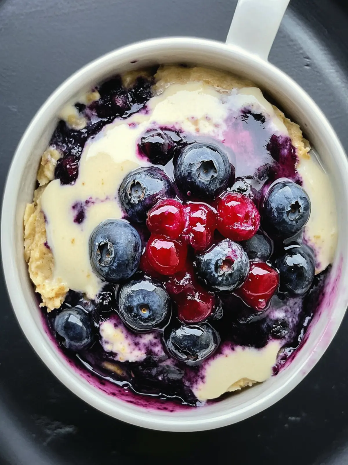 Blueberry Cheesecake Baked Oats That Feel Like Dessert! 4 Blueberry Cheesecake Baked Oats