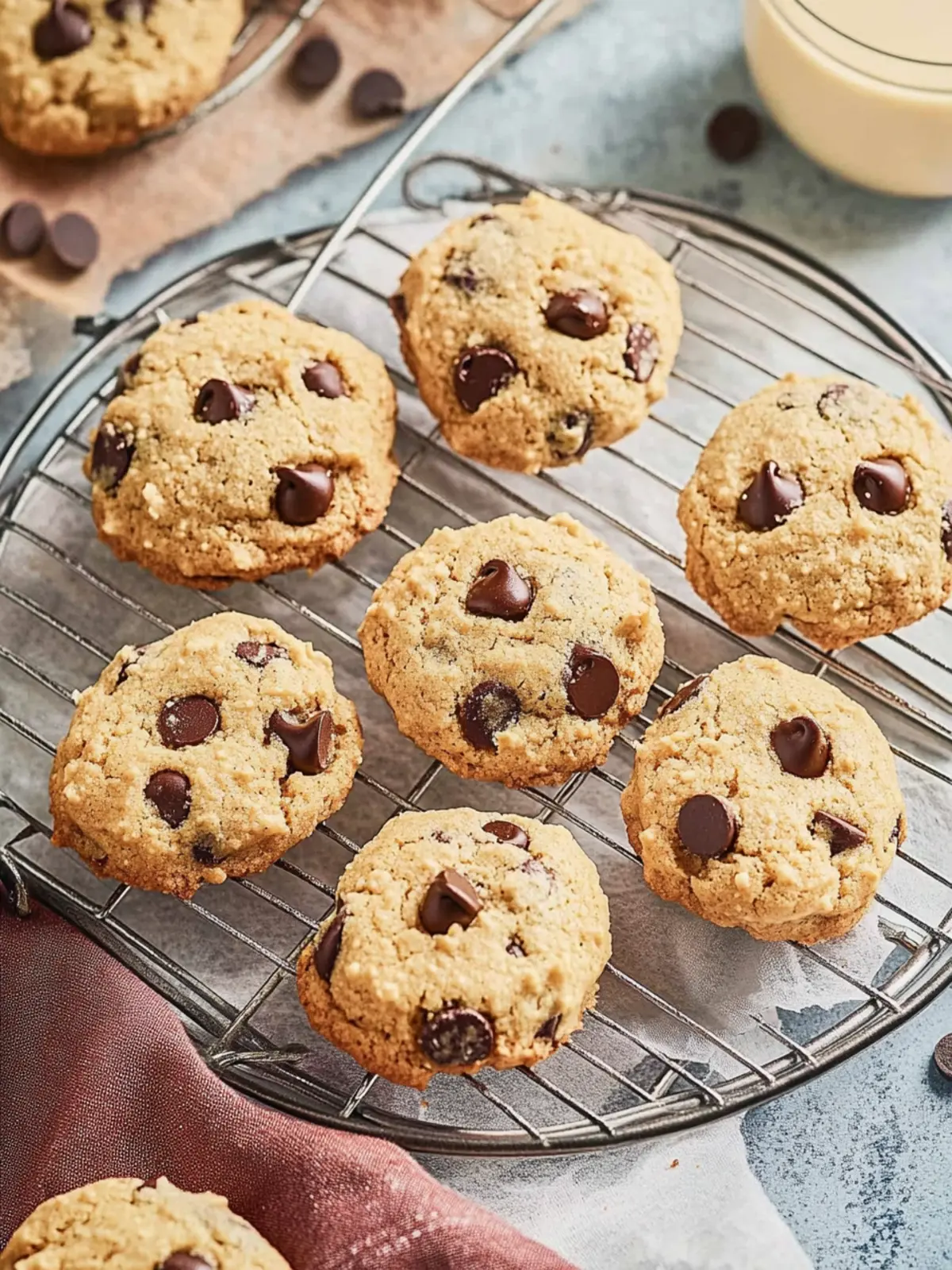 Deliciously Chewy Tahini Chocolate Chip Cookies Recipe 4 Tahini Chocolate Chip Cookies