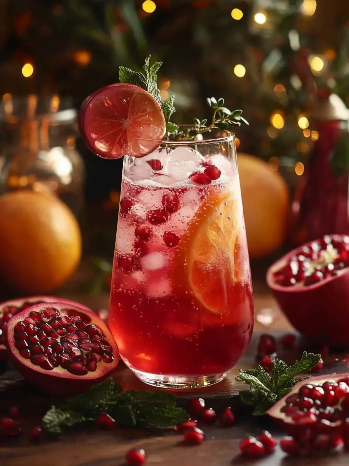 Delightful Non-Alcoholic Sparkling Pomegranate Punch Recipe 5 Non-Alcoholic Sparkling Pomegranate Punch