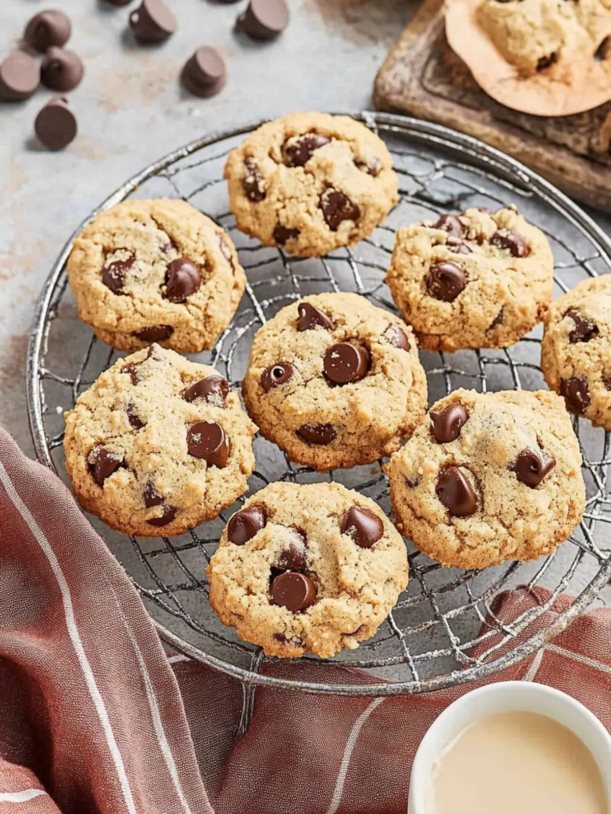 Deliciously Chewy Tahini Chocolate Chip Cookies Recipe 5 Tahini Chocolate Chip Cookies