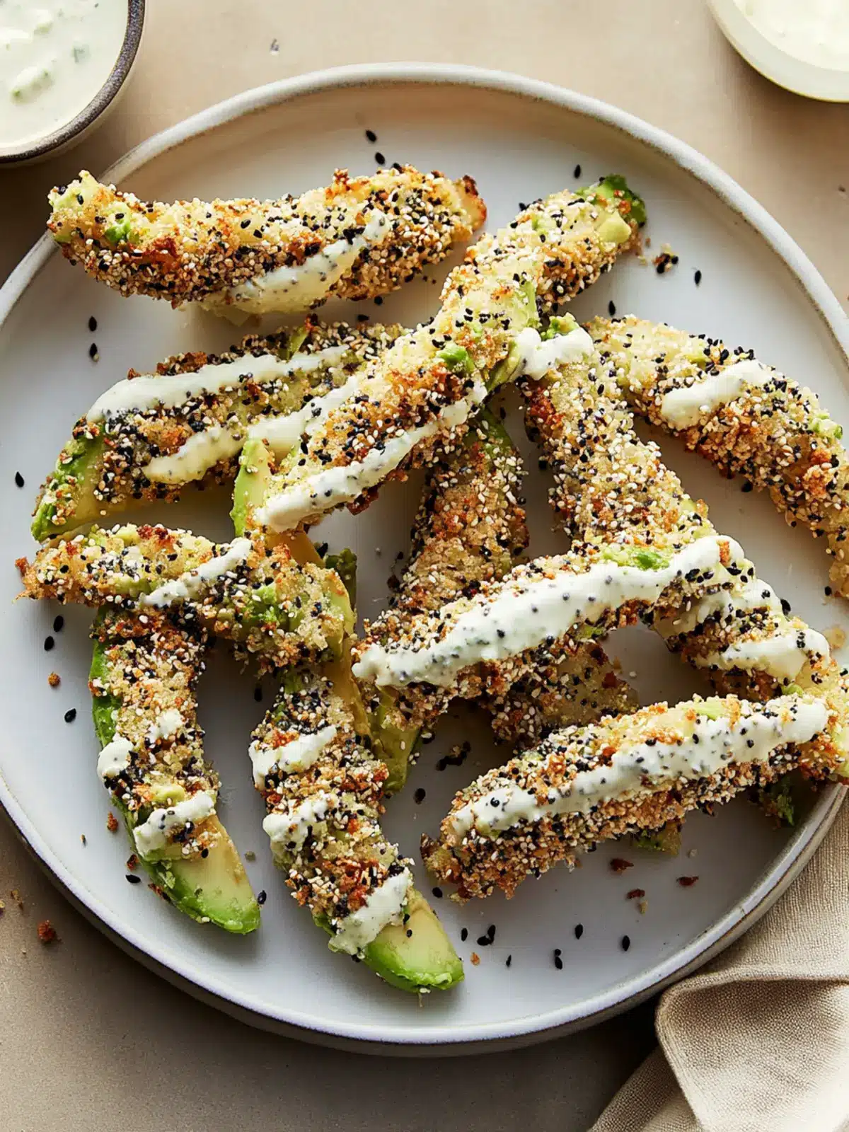 Crispy Air Fryer Everything Bagel Avocado Fries You’ll Love 4 Air Fryer Everything Bagel Avocado Fries