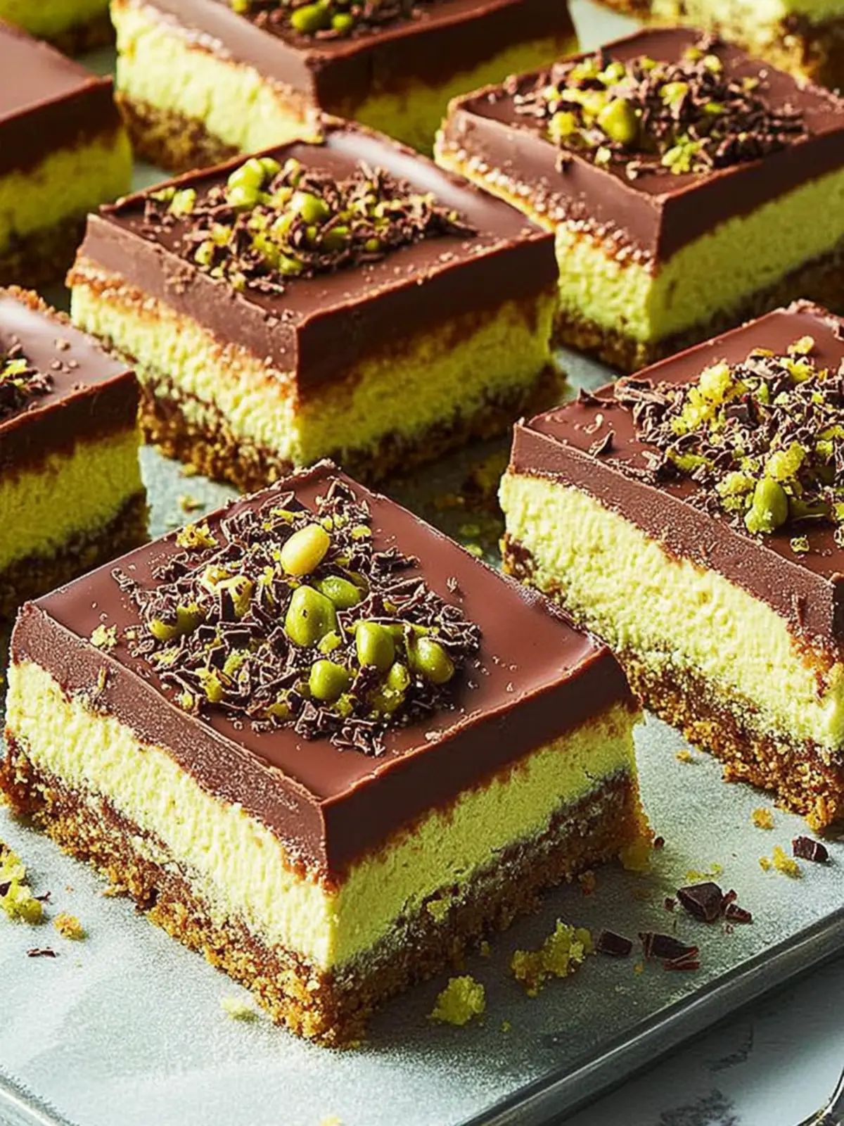 Decadent Dubai Chocolate Cheesecake Bars You'll Crave 2 Dubai Chocolate Cheesecake Bars