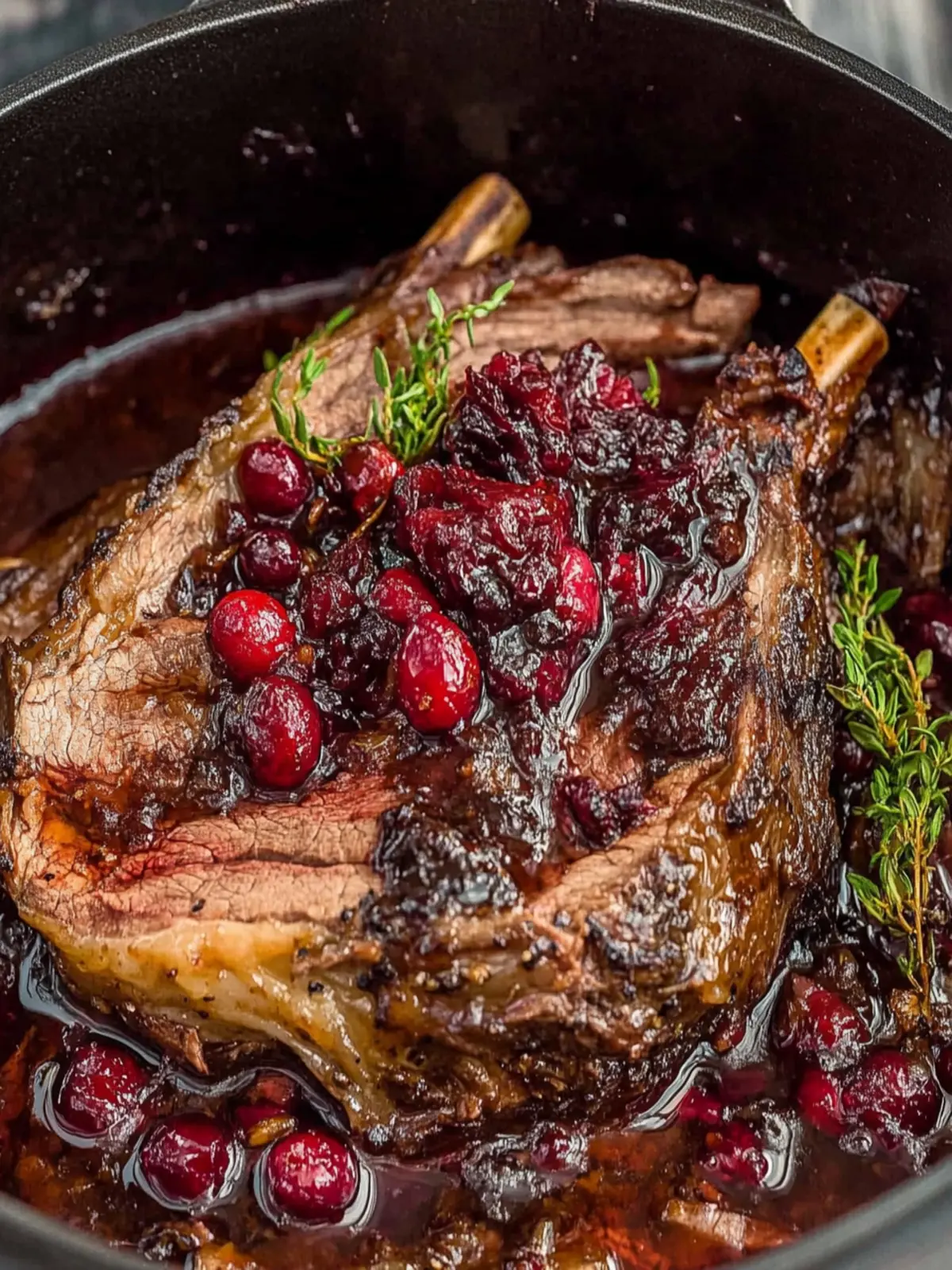 Cranberry Balsamic Roast Beef That Steals the Show 2 Cranberry Balsamic Roast Beef