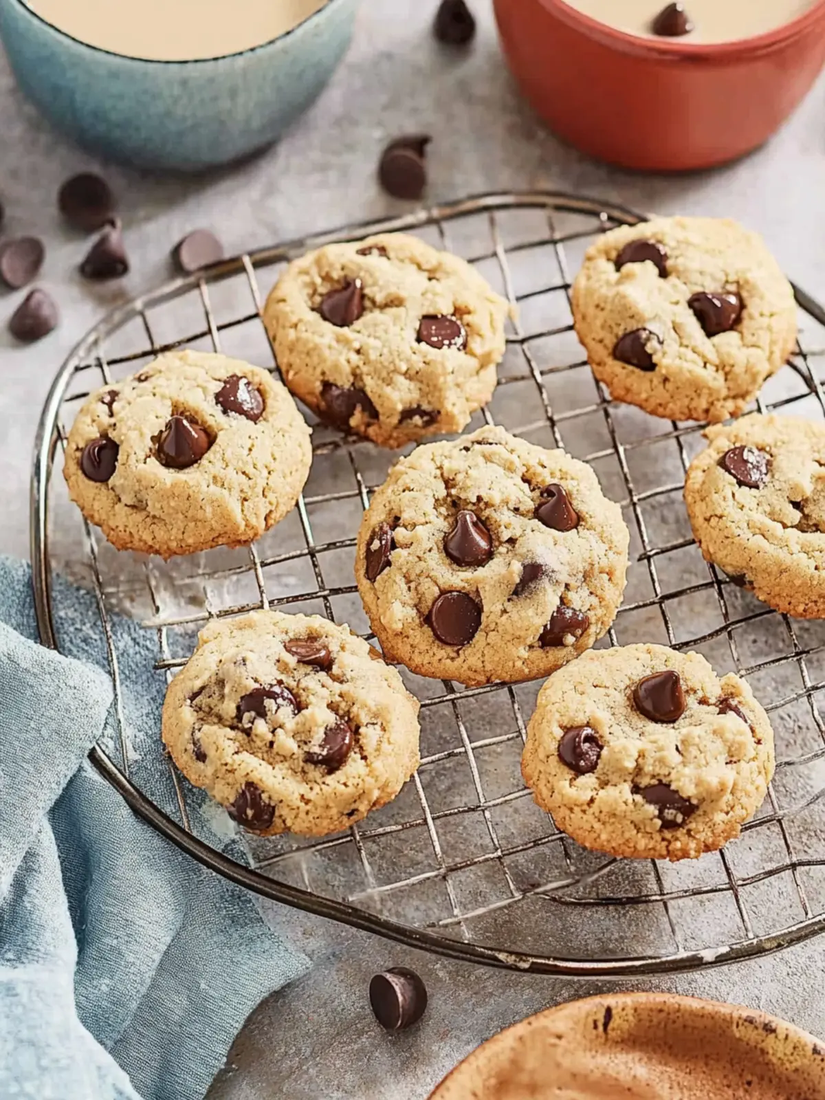 Deliciously Chewy Tahini Chocolate Chip Cookies Recipe 3 Tahini Chocolate Chip Cookies
