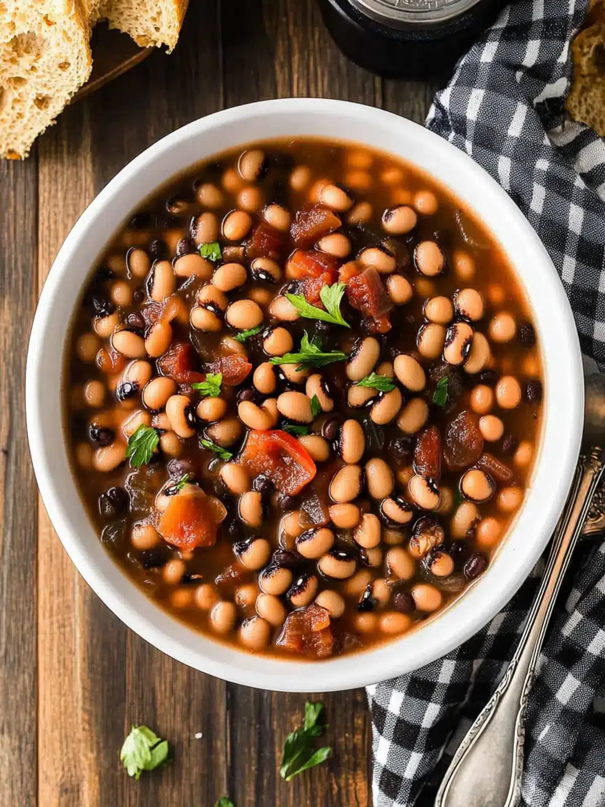 Crock Pot Black Eyed Peas for Southern Good Luck Magic 5 Black Eyed Peas in Crock Pot