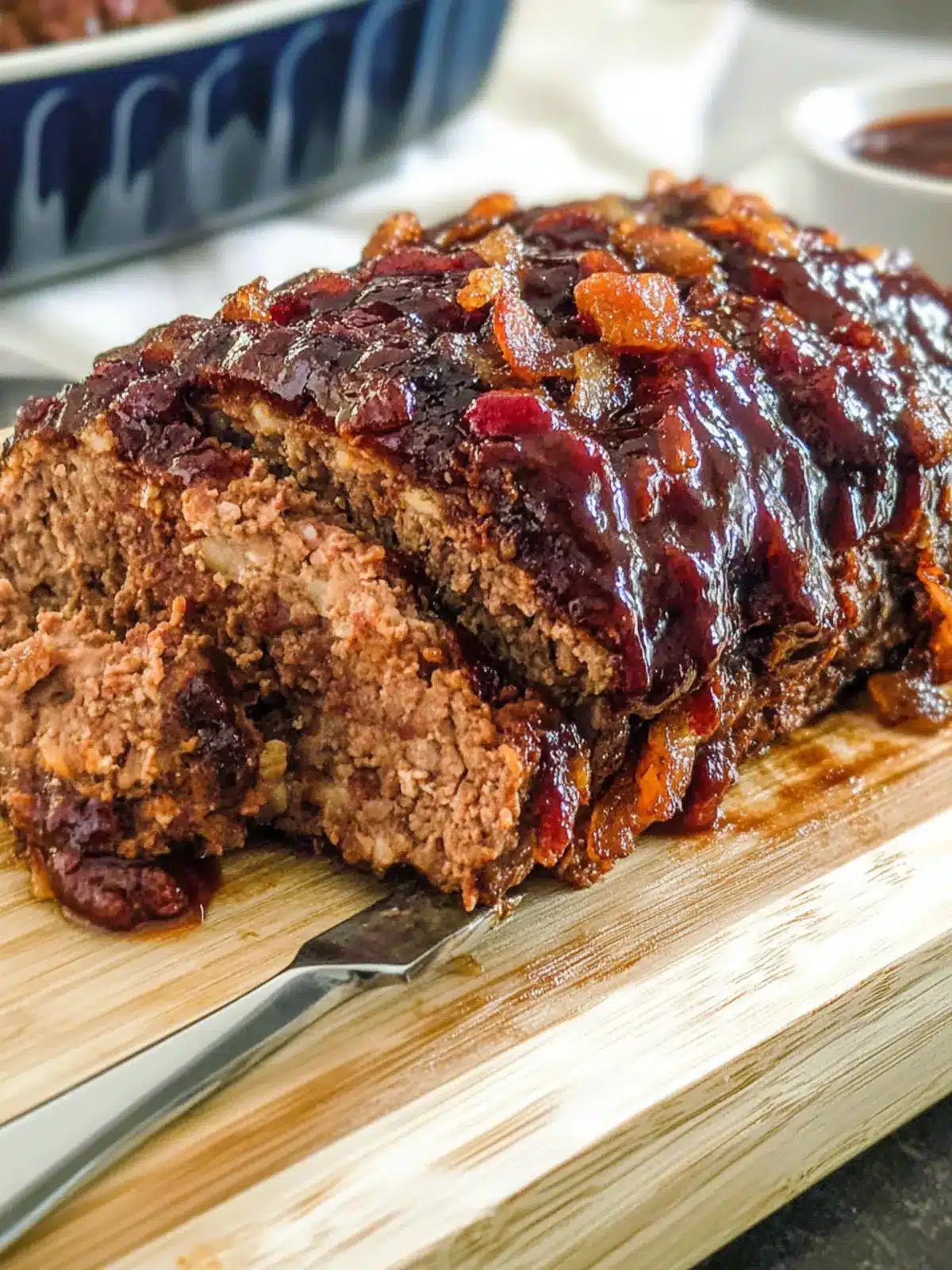 BBQ Bacon Cheddar Meatloaf: A Cozy Comfort Food Delight 4 BBQ Bacon Cheddar Meatloaf