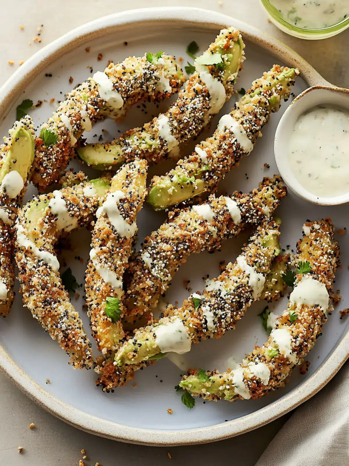 Crispy Air Fryer Everything Bagel Avocado Fries You’ll Love 3 Air Fryer Everything Bagel Avocado Fries