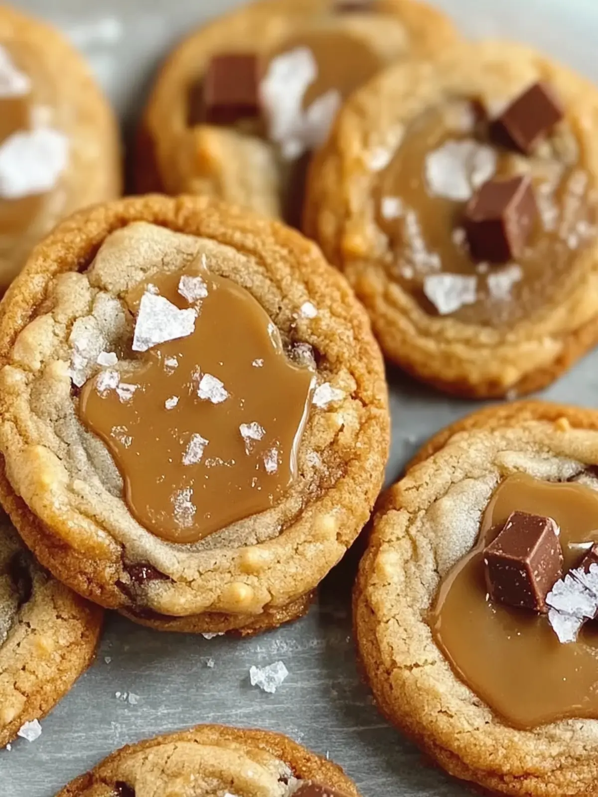Sweet and Salty Bliss: Perfect Salted Caramel Cookies 2 Salted Caramel Cookie