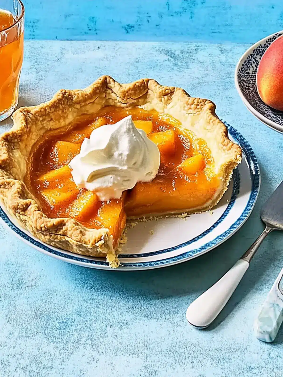 Irresistible Georgia Peach Pie with Bourbon Whipped Cream Delight 3 Georgia Peach Pie with Bourbon Whipped Cream