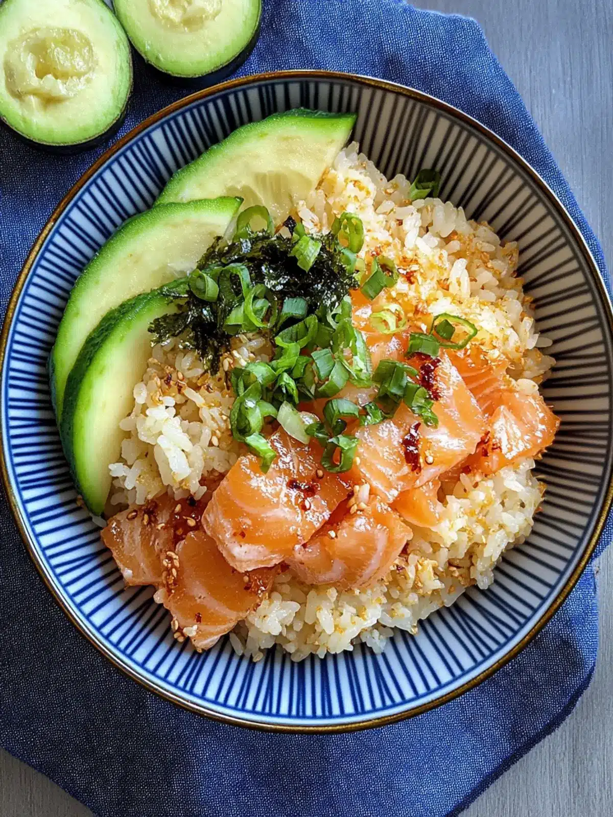 Savory TikTok Salmon Rice Bowl: Quick, Healthy Delight! 2 TikTok Salmon Rice Bowl