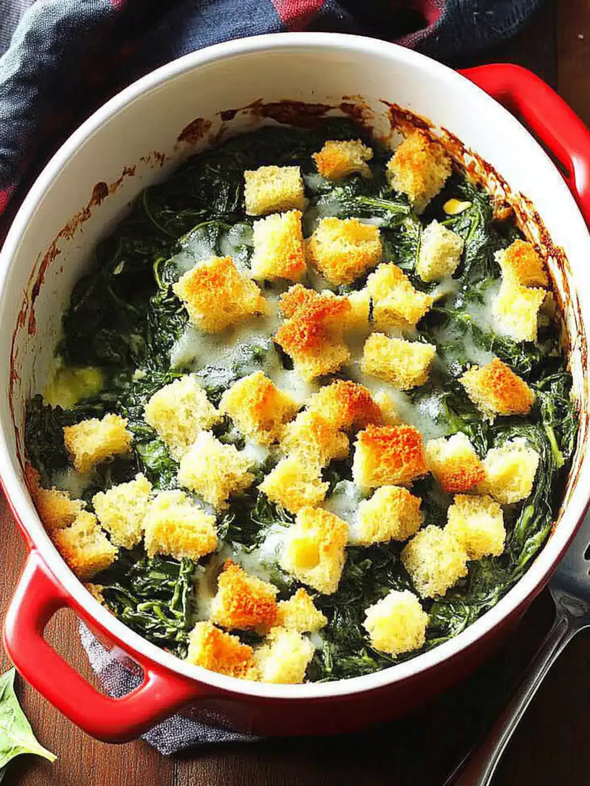 Crunchy Spinach Casserole - The Ultimate Comfort Food Delight 3 Crunchy Spinach Casserole