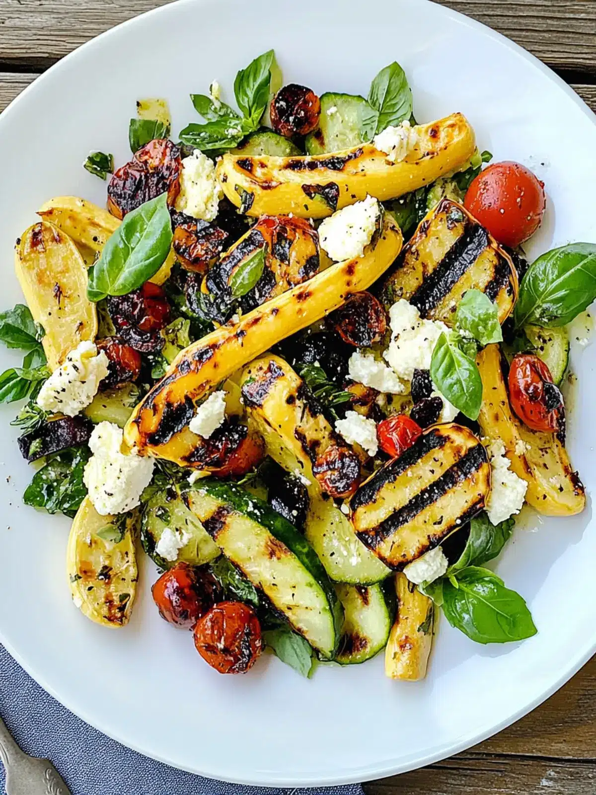 Grilled Cucumber and Summer Squash Agrodolce Salad Bliss 4 Grilled Cucumber and Summer Squash Agrodolce Salad